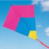 image of Australian made kids diamond tricolour kite