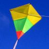 Australian made diamond tricolour kids kite in flight