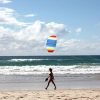 Nitro stunt foil above girl on beach to show 1.5m size