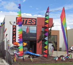 leading edge kites old shop at Currumbin