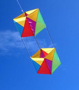 Box kite flying