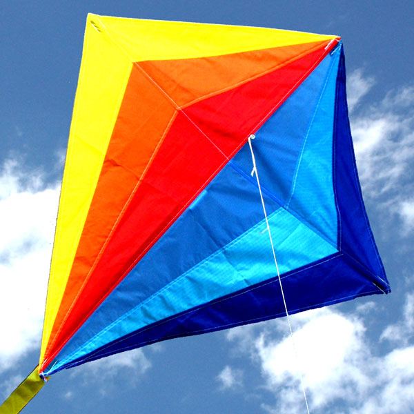 Sparkles diamond kite for kids close up