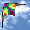 Leading Edges Offshore Tropical high performance dual control stunt kite in swirl pattern graphics