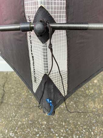 rapped rods on prism dual control kite