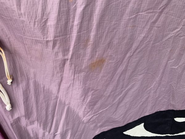 stains on a used kite