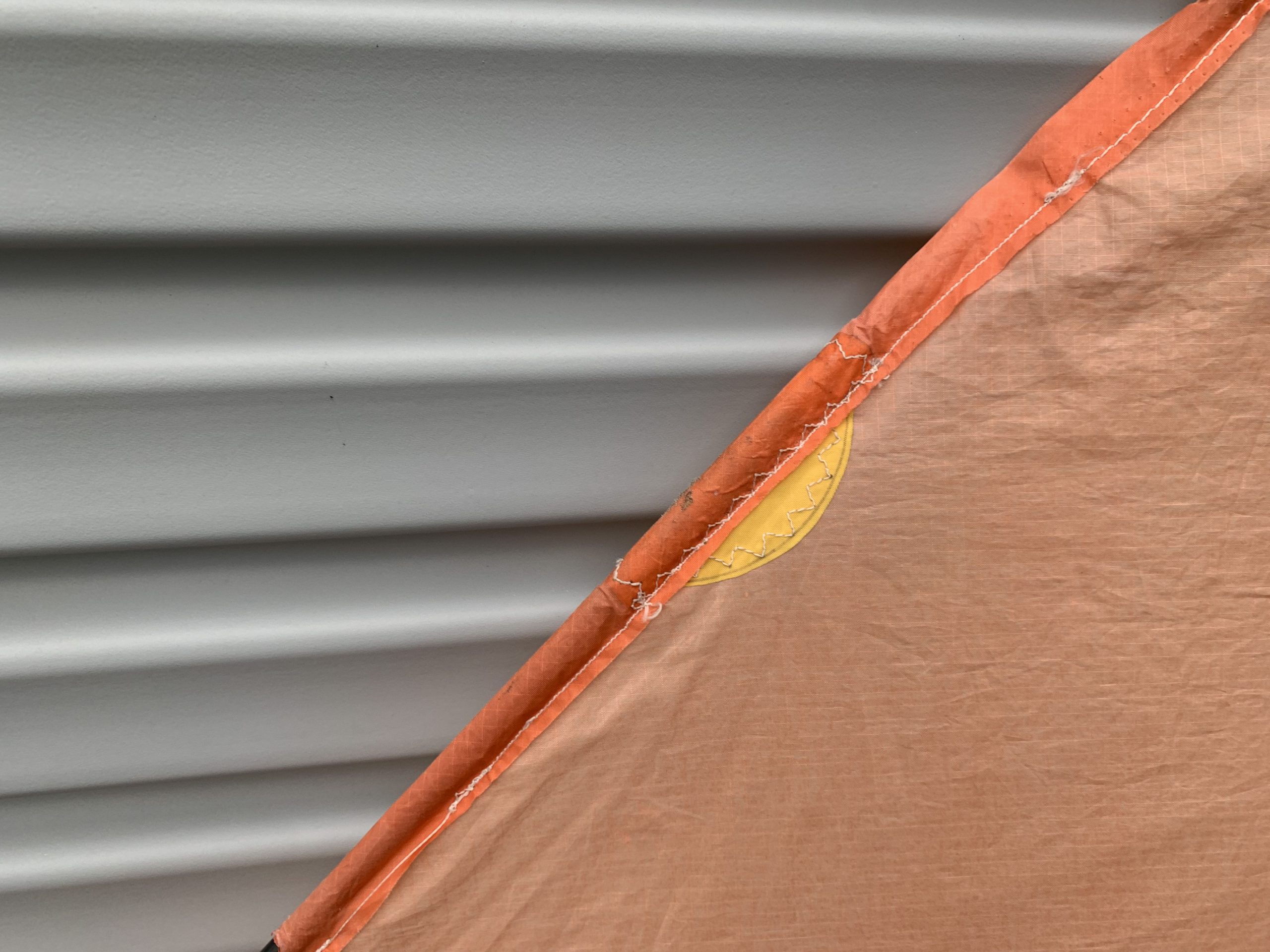 rod reinforcing on a delta kite