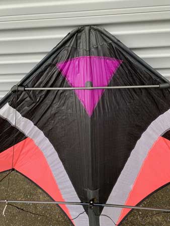 design detail on a stunt kite