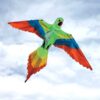 Green yellow blue and orange bird shaped kite