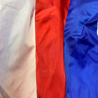 Spinsock Colours Red White and blue