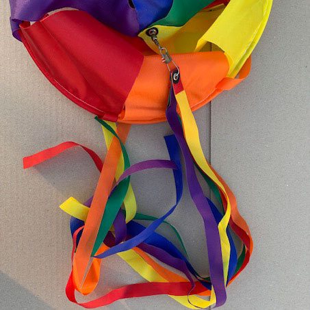 tail close up on spinning basket set