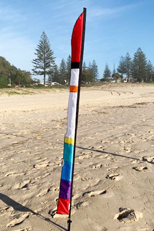 festival thin banner at miami beach