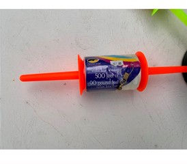 25kg kite line on orange plastic spool