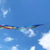 1.8 metre streamer tails flying in the sky