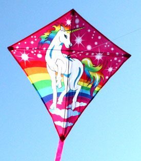 Beautiful Unicorn diamond kite for kids